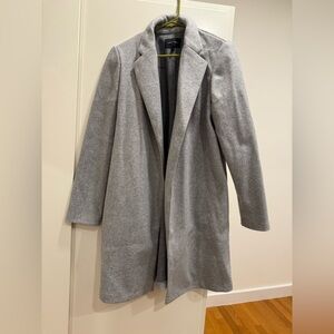 Long grey topcoat
